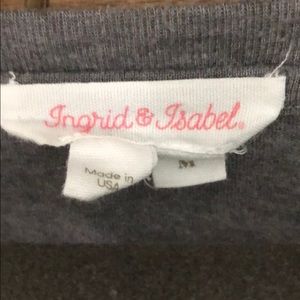 Isabel Maternity by Ingrid & Isabel Tops - Long sleeve grey maternity shirt Isabel Maternity by Ingrid & Isabel Tops - Long sleeve grey maternity shirt